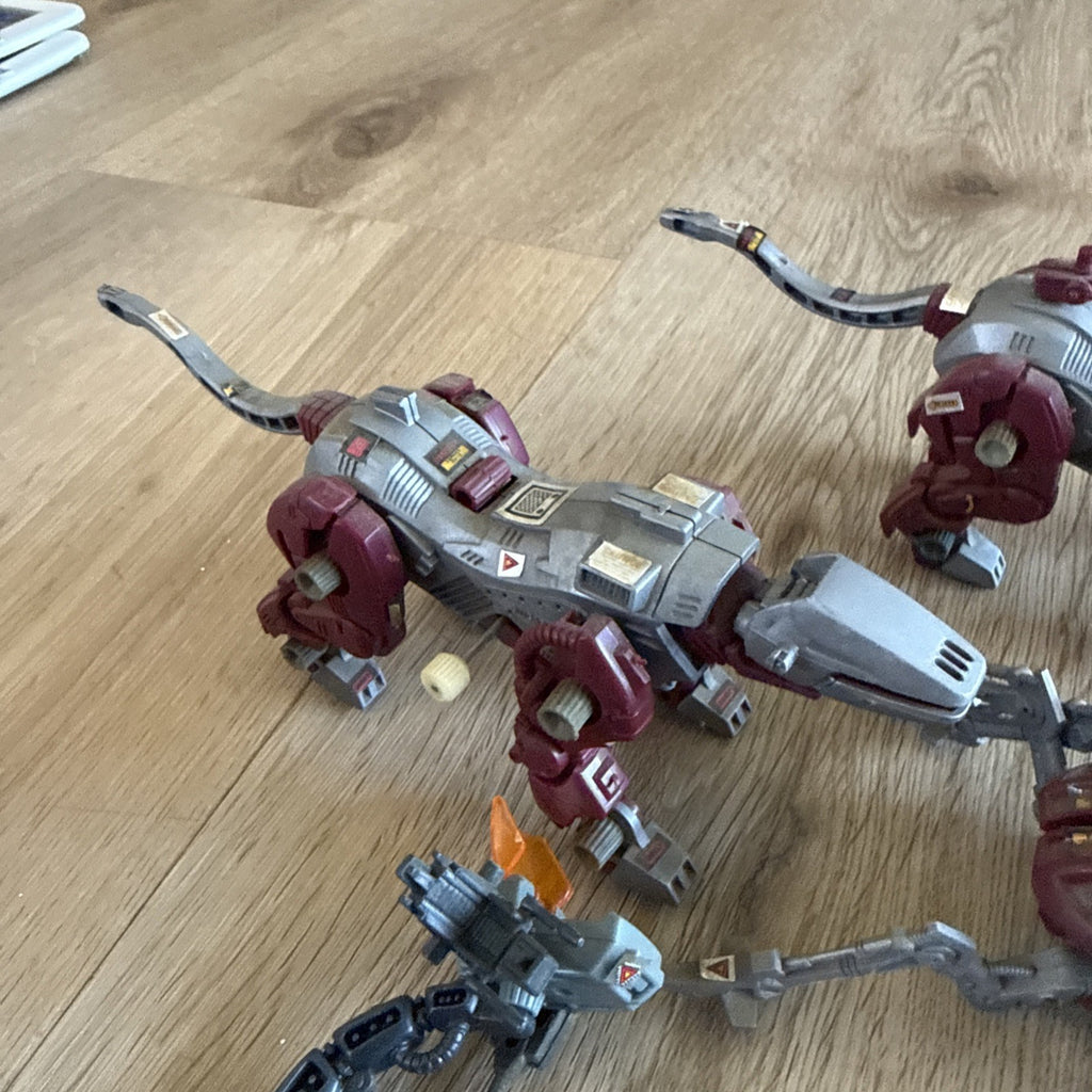 Vintage Tomy Robo Strux Zoids Lot - Gordox Krark Mammoth & Spares 1980s3