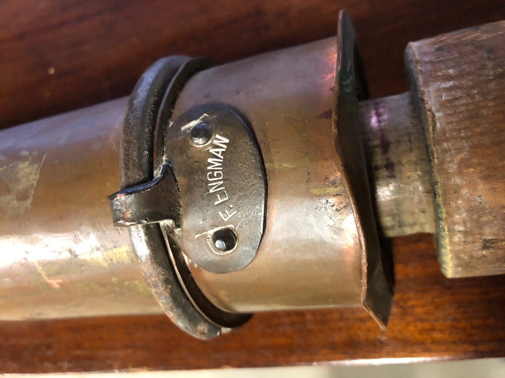 Antique 27" Hammered Copper Pot Press Sprayer J. F. England Hallstavik Rare!!1