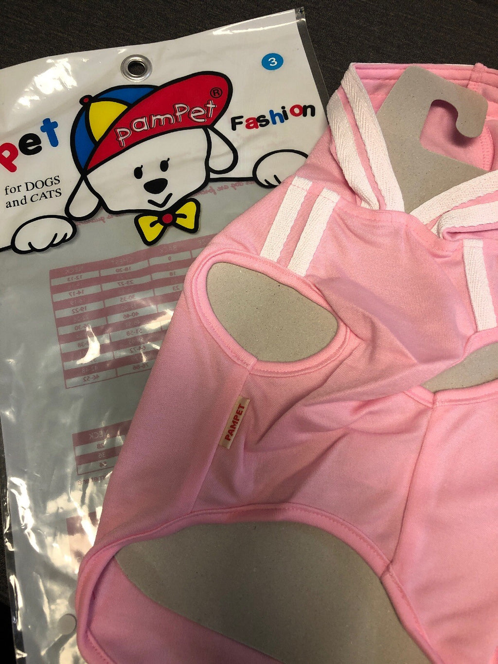 Pet Pampet Fashion Dogs And Cats Hoodie Pink Shirt Size 3 Doggy Styles2