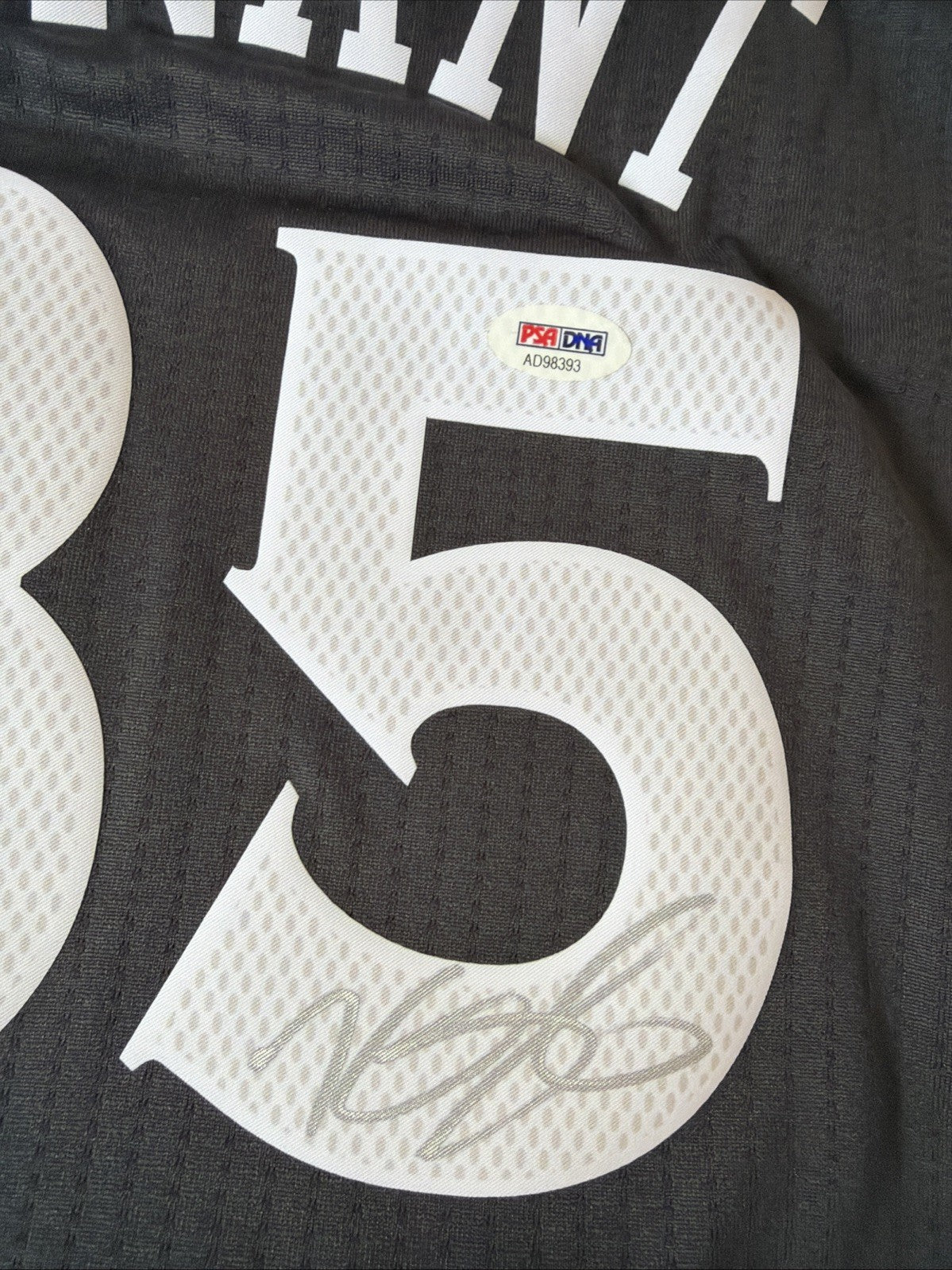 Kevin Durant signed jersey PSA/DNA Golden State Warriors Autographed1