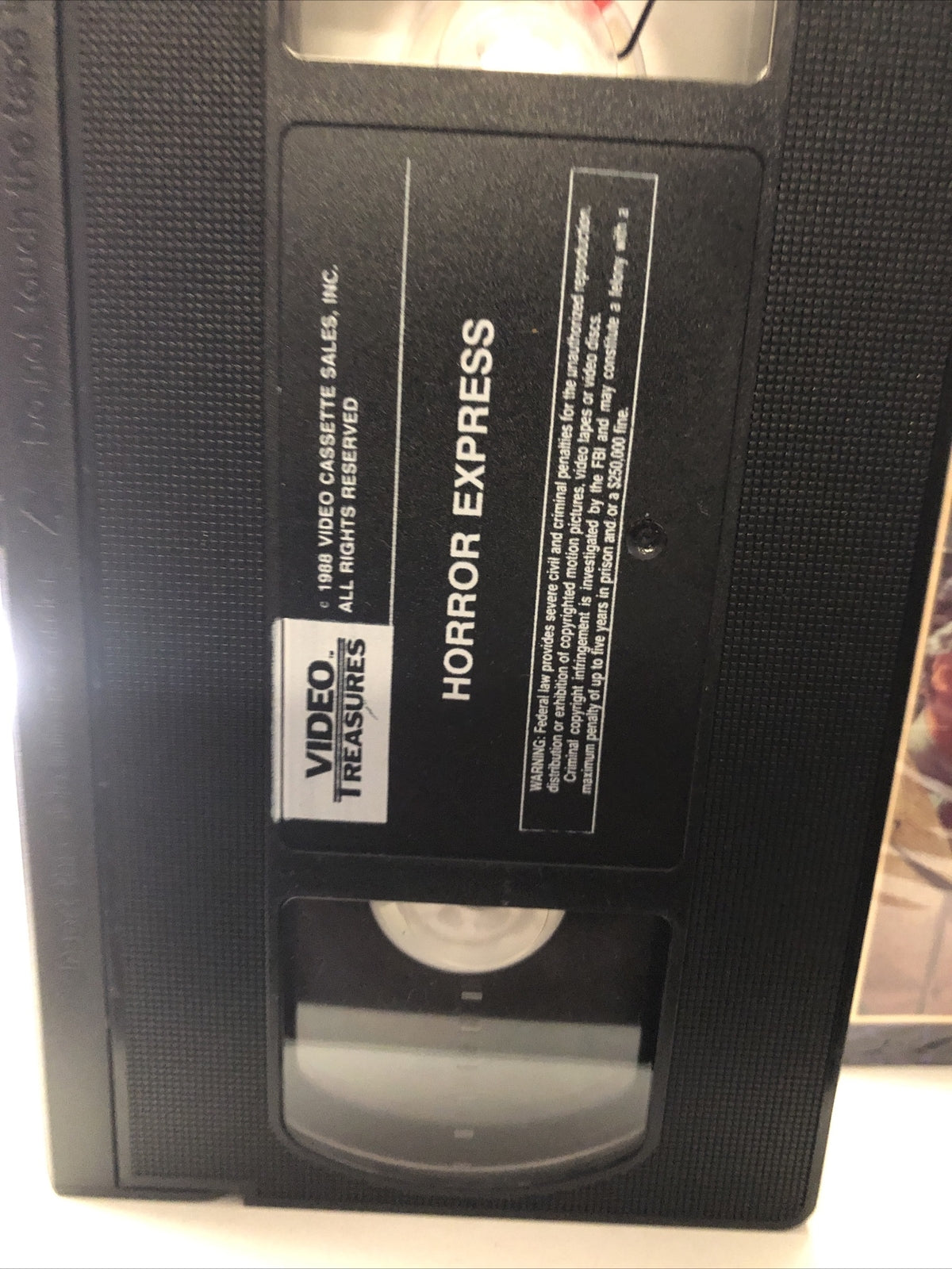 Cult Film B List Horror Express VHS 1972 Extremely Rare Thriller Shaka her Flick4