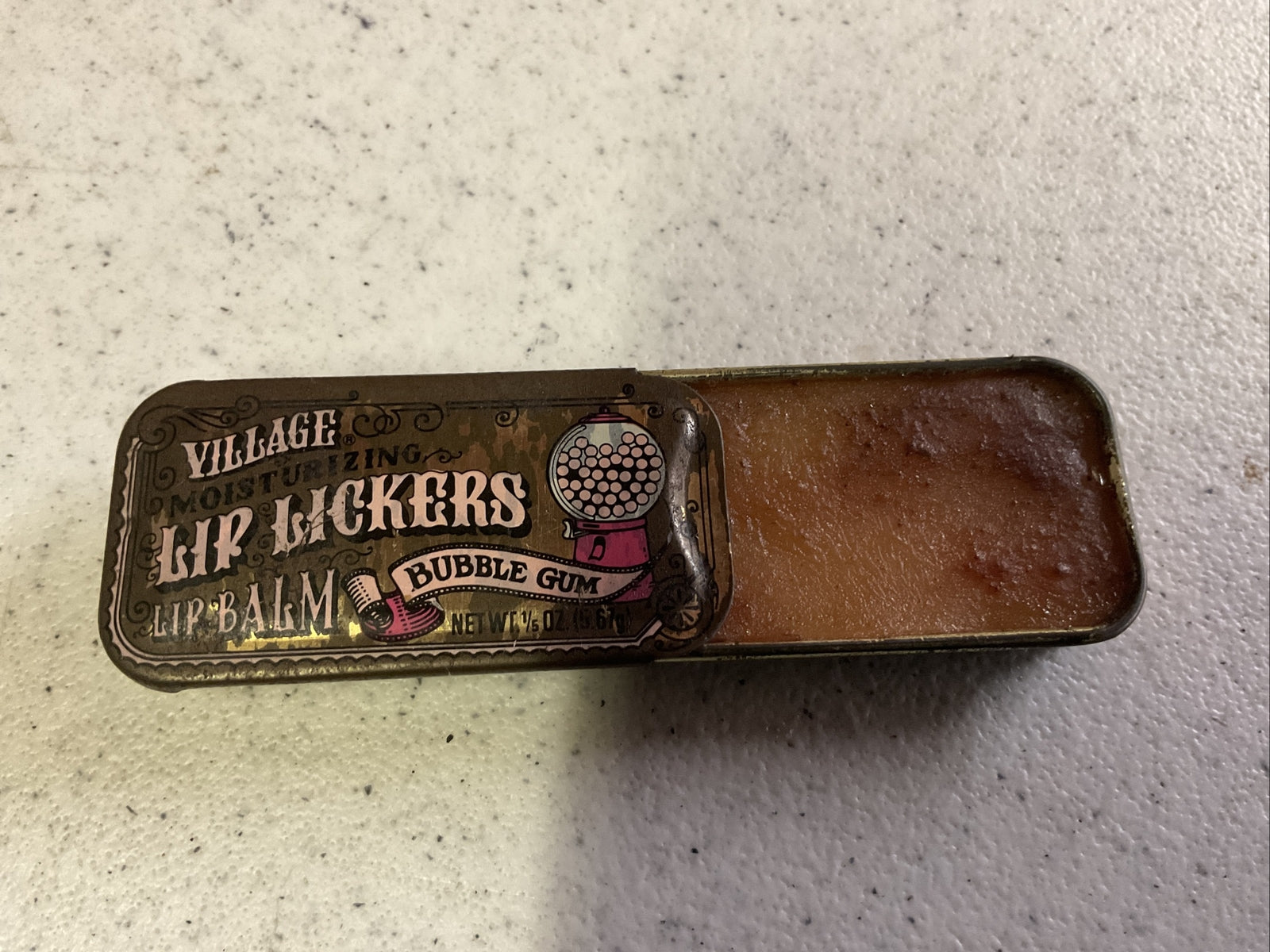 Vintage Village Lip Lickers Lip Balm Bubblegum 1978 1/5 oz. Tin2