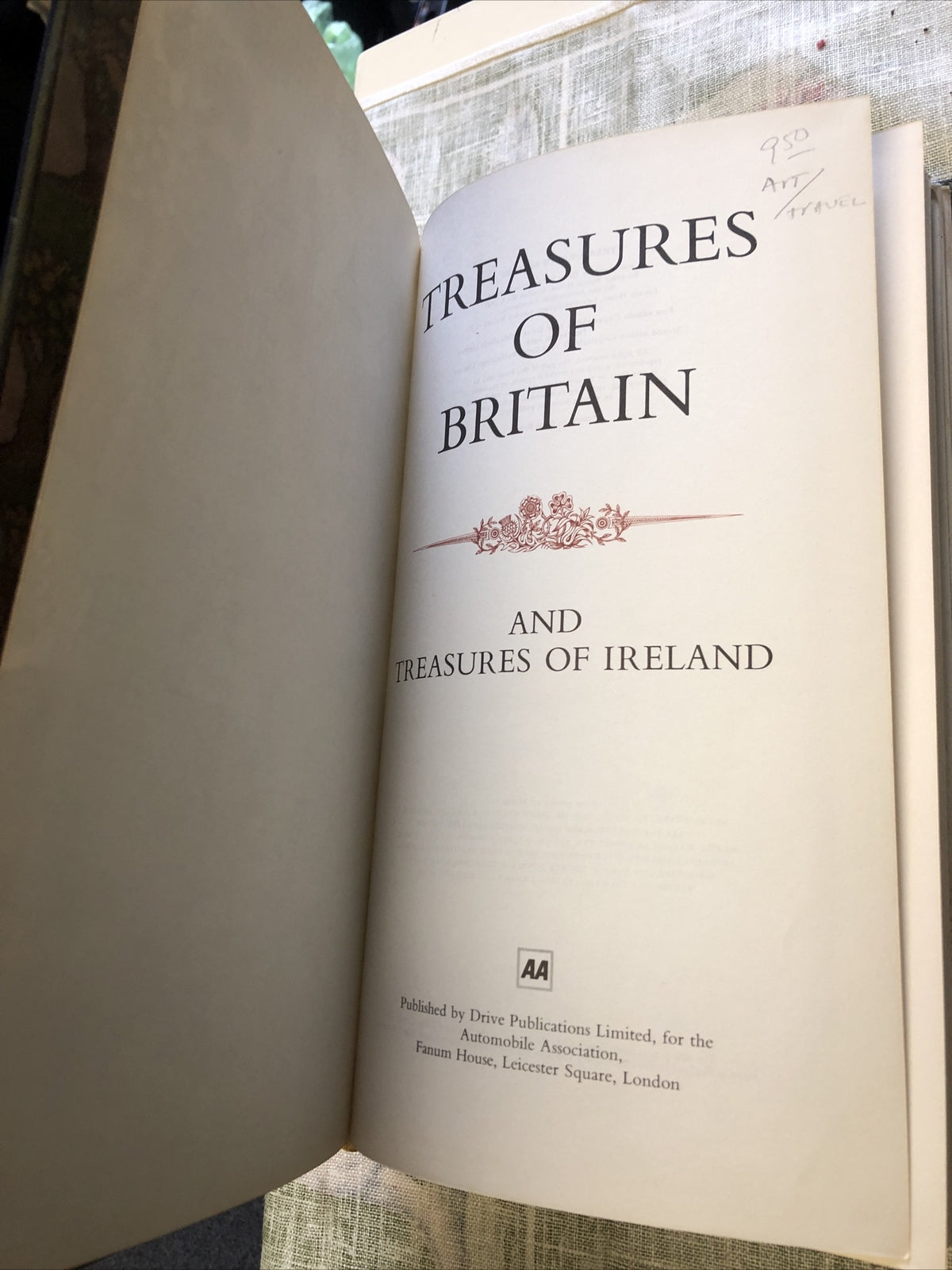 Treasures of Britain and Treasures of Ireland - First Edition 19682