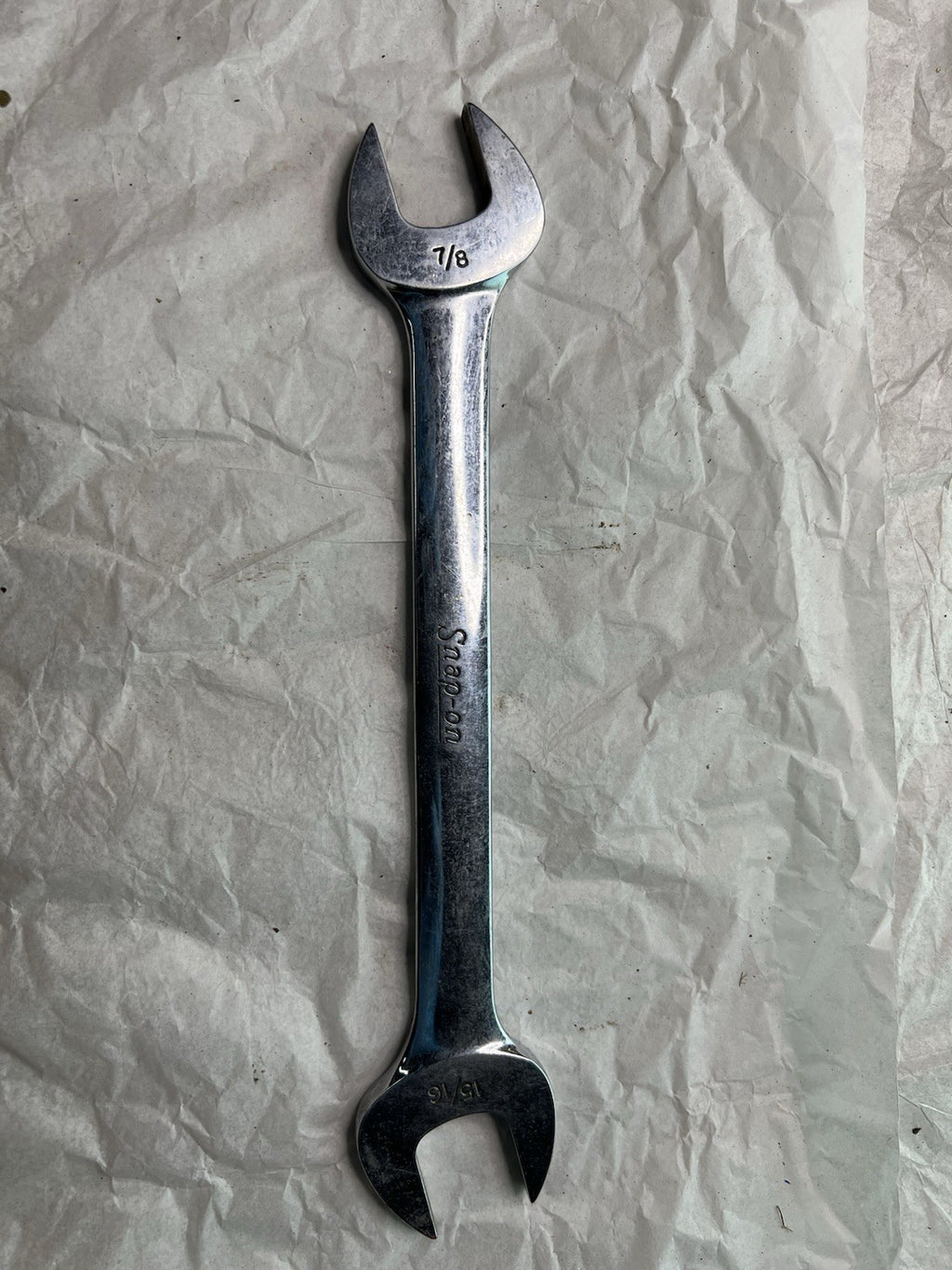 Snap-on 7/8" x 13/16" Open End Wrench USA V0-28300