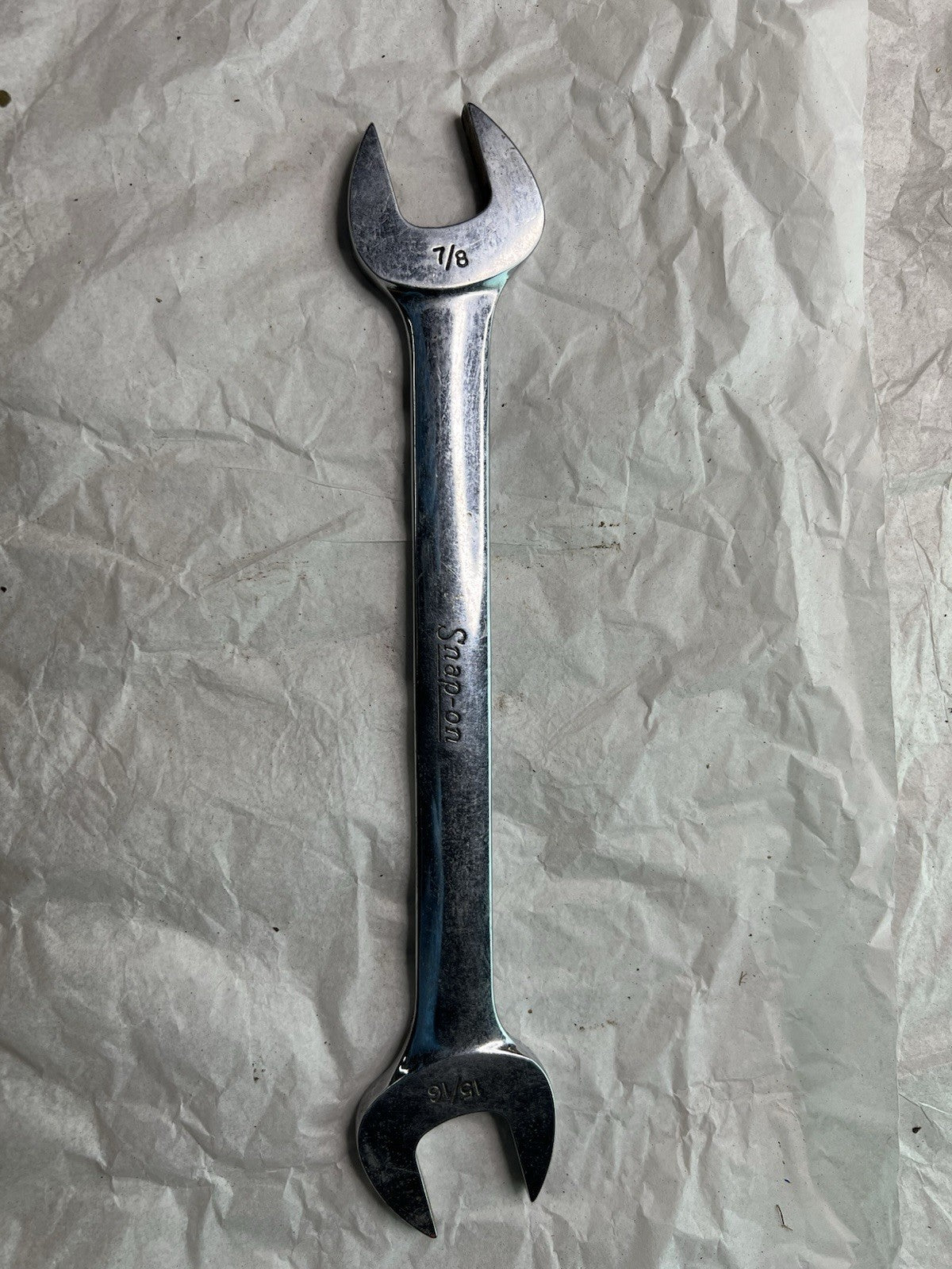 Snap-on 7/8" x 13/16" Open End Wrench USA V0-28300