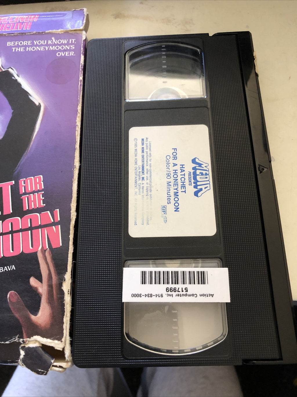 Hatchet for the Honeymoon (VHS, 1993) Rare, Horror, Mario Bava, Slasher2