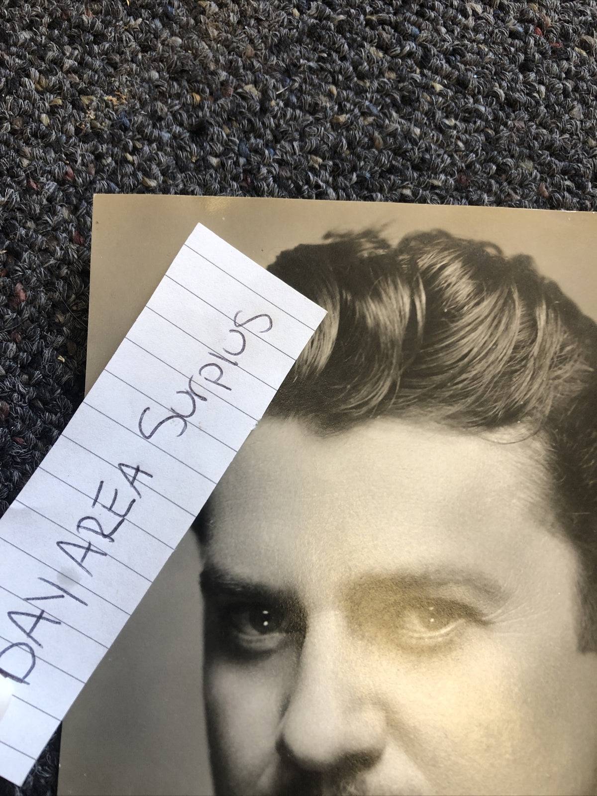 RARE Original Photo Of Jean Hersholt Black/White 7”x5”1