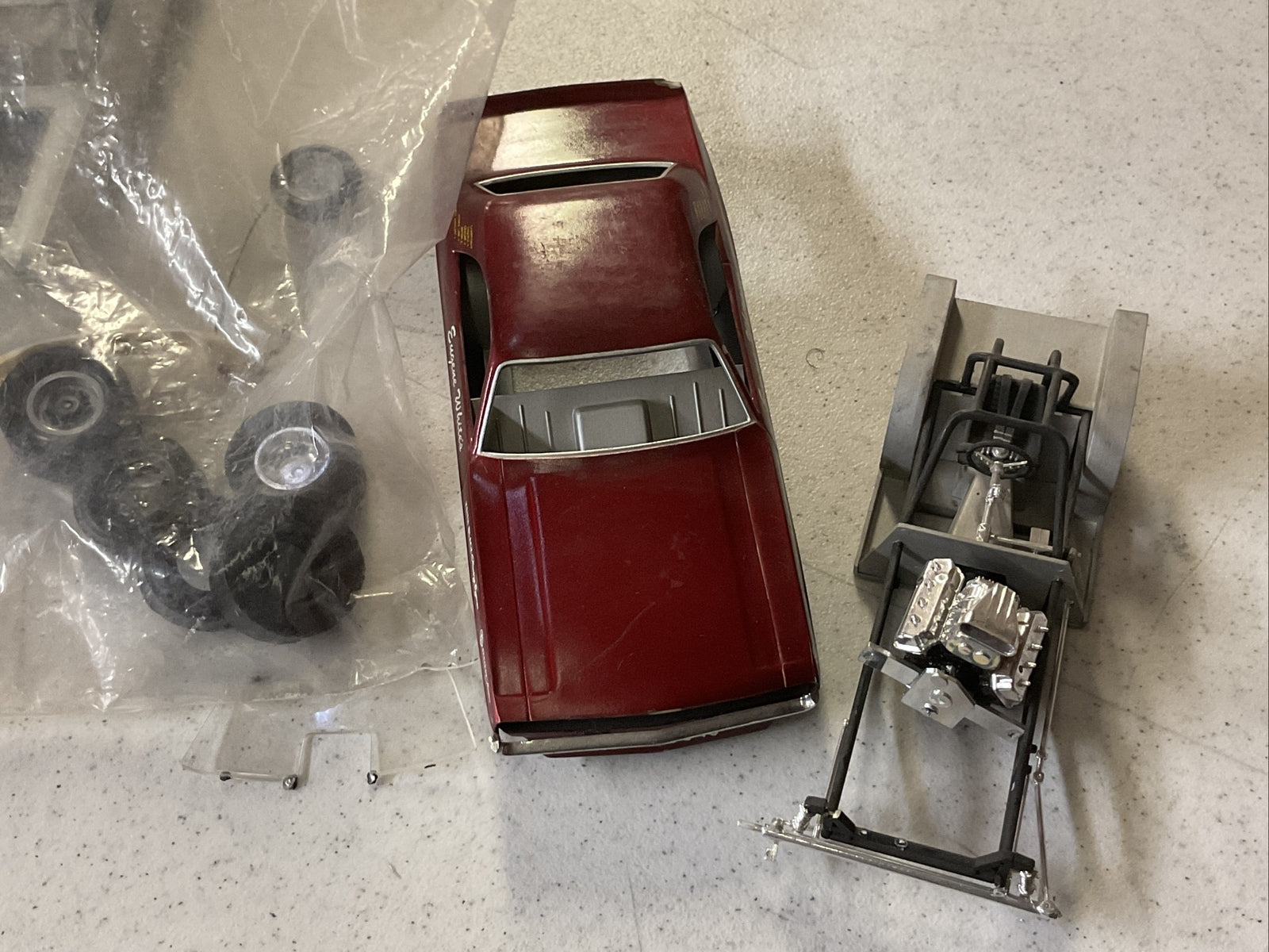 Vintage model car junkyard F/C restoration project Lot Ram Rod5