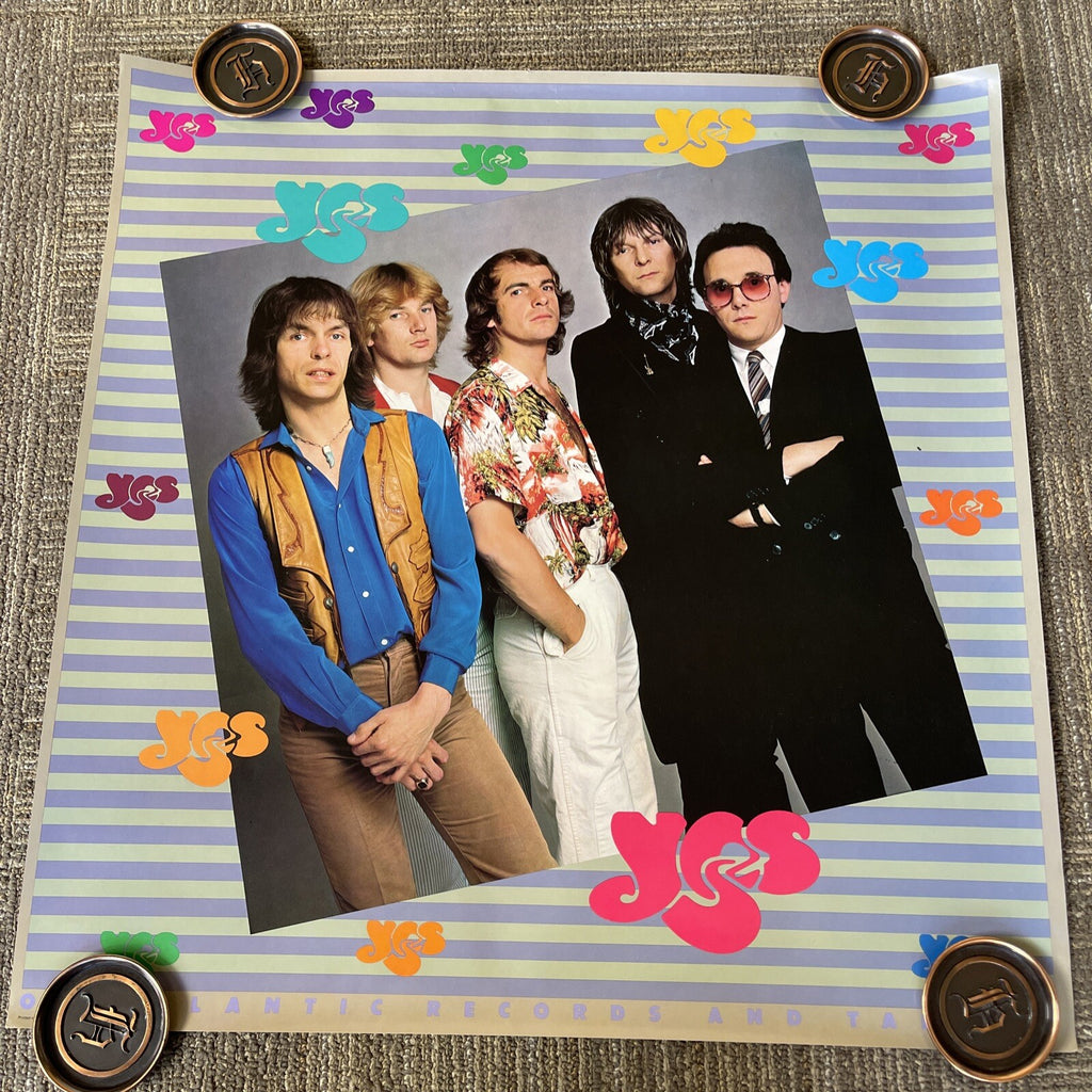 #159 YES Record Store Promo Poster 25” X 25”0