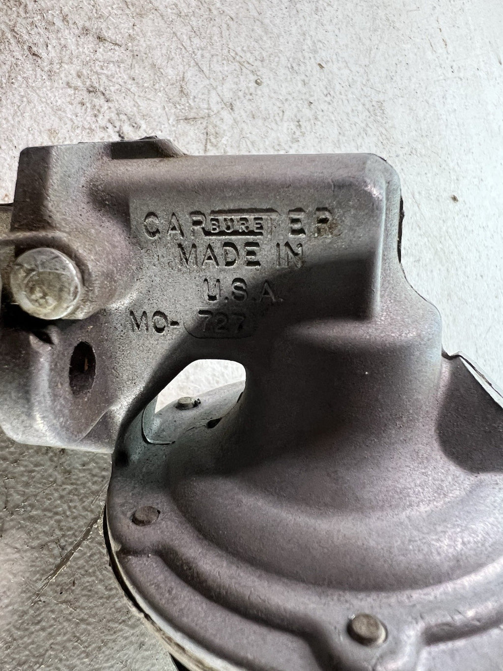 Vintage Carter MO-727 Mechanical Fuel Pump – USA Made – Rat Rod1