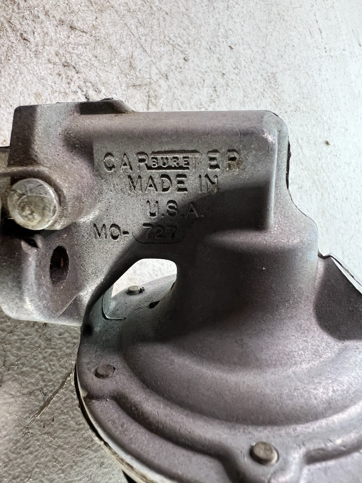 Vintage Carter MO-727 Mechanical Fuel Pump – USA Made – Rat Rod1