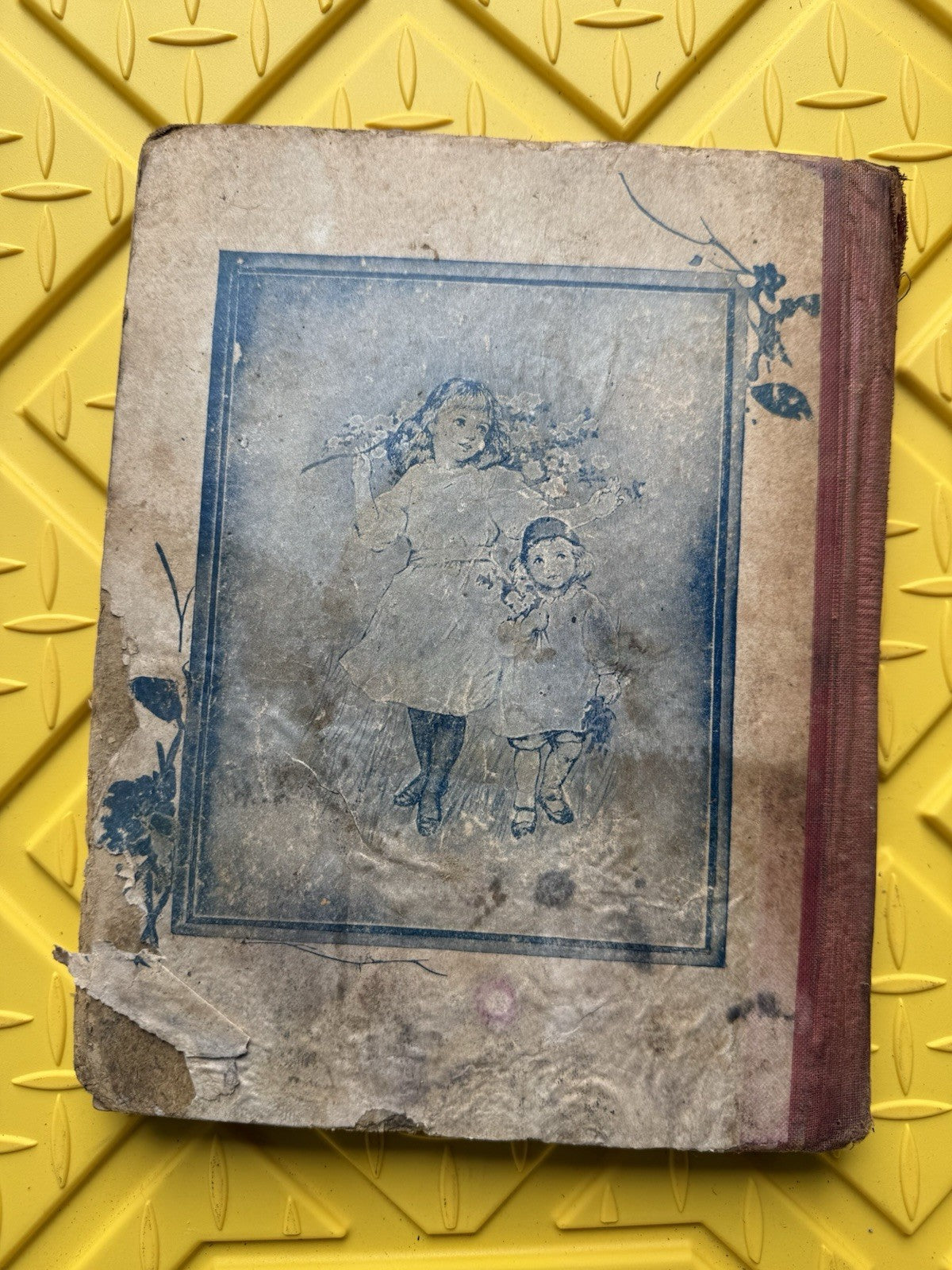 Antique 1890s "Welcome Visitor" Children's Book M.A. Donohue & Co Victorian Rare2