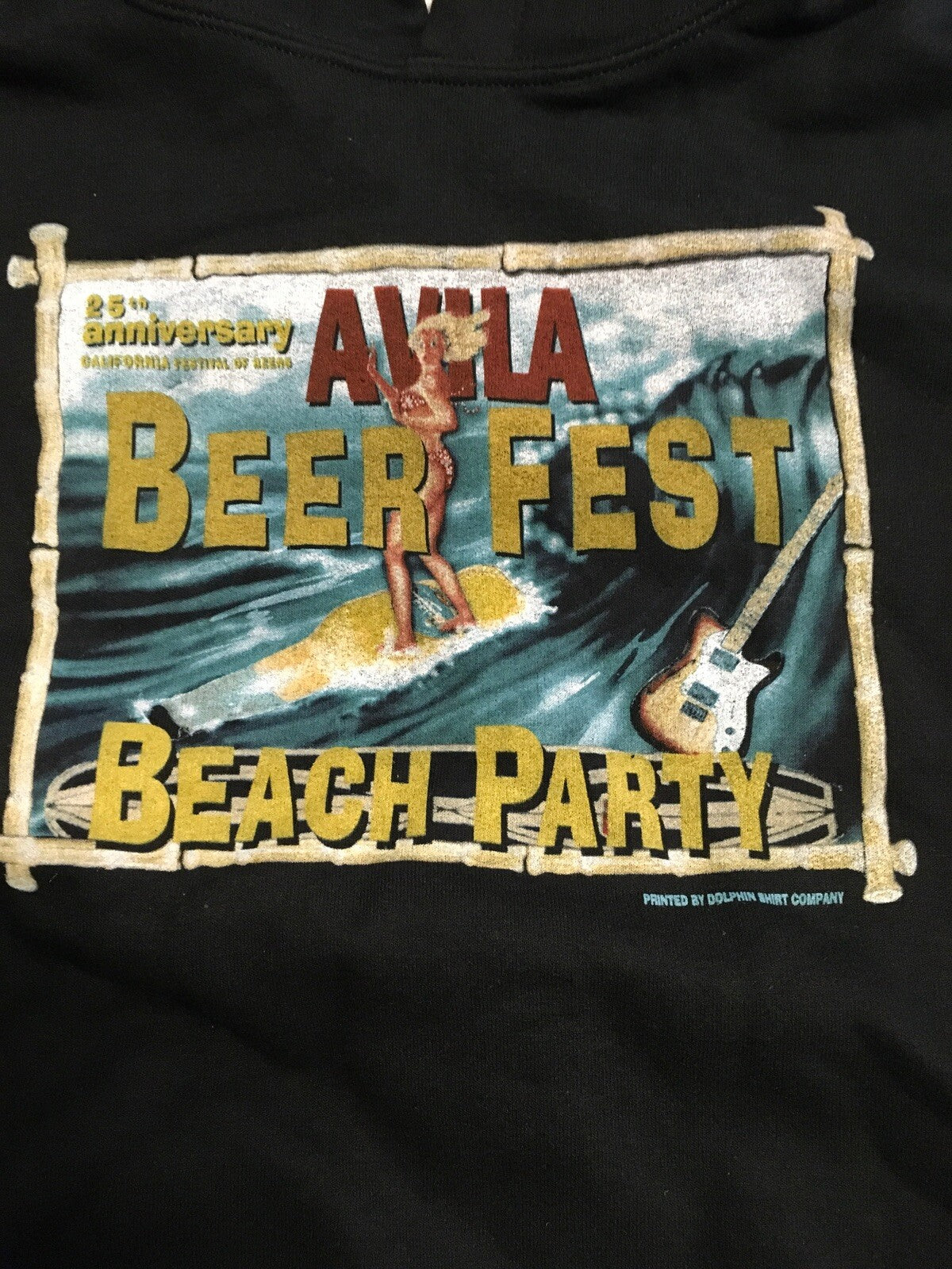 Mens XL Fishing Hoodie hooded sweatshirt beer can pocket Hannibal offshore vgood1