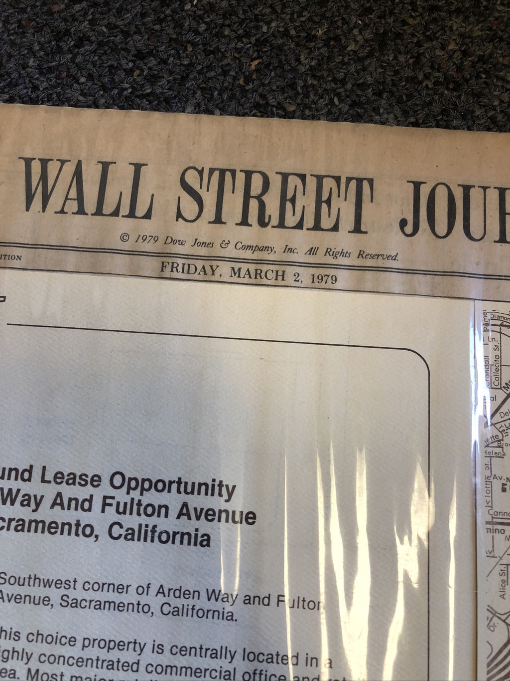 The Wall Street Journal 1979 Sacramento Ground Lease Opportunity4