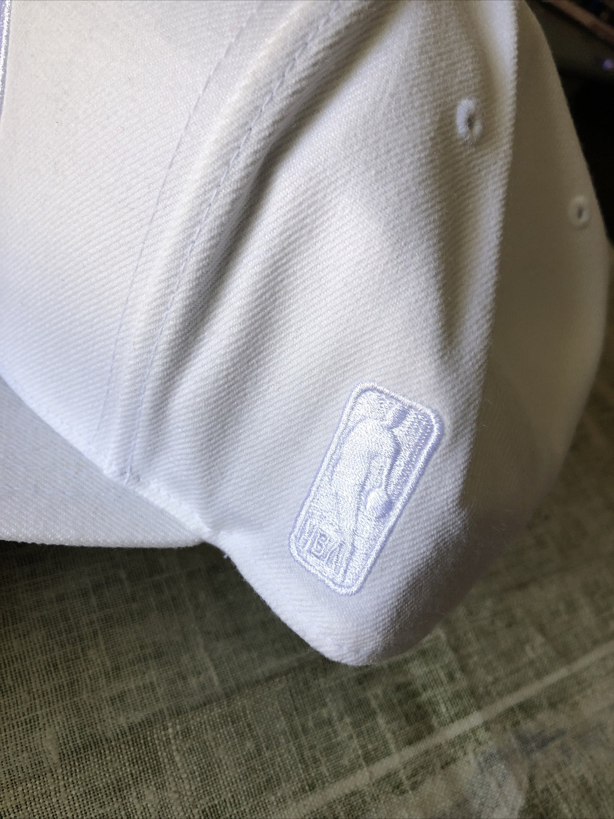 RARE Mitchell & Ness NBA Western Conference White Fitted Cap Hat Size 7 3/4 NOS2