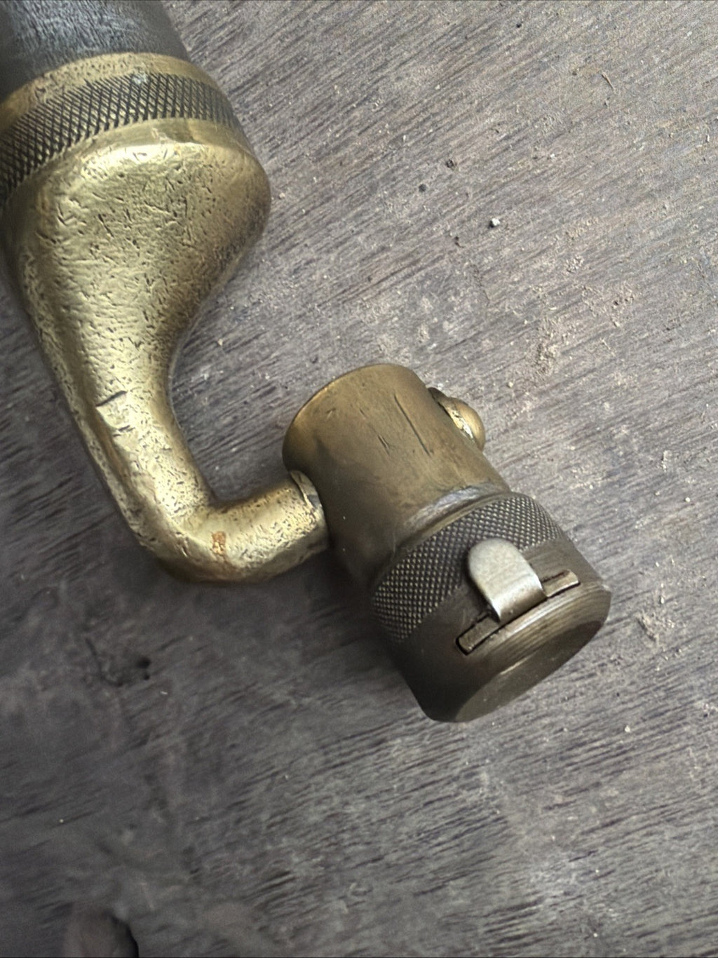 Critz lubricator grease gun brass era Packard duesenberg big car rare1