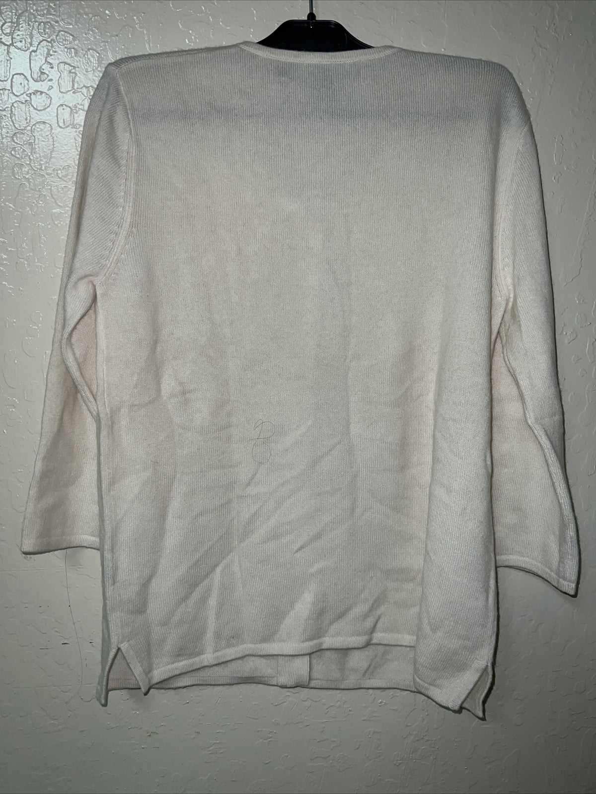 Shanghai Tang Cashmere Sweater Cardigan With Jade Buttons Women’s Size Medium2