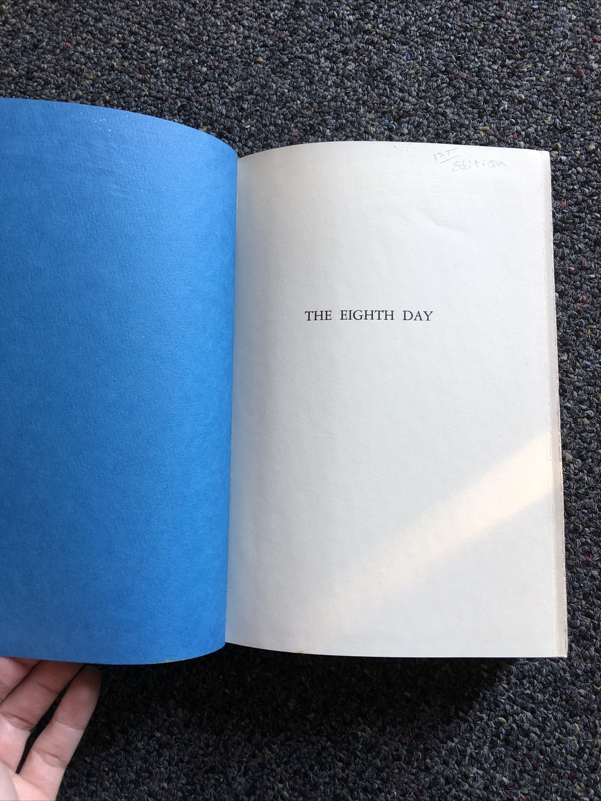 Thornton WILDER / The Eighth Day 1st Edition 19673