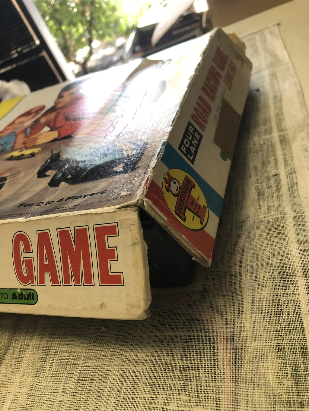 Vintage 1963 Transogram Four Lane Road Racing Game on the Famous Sebring Track8
