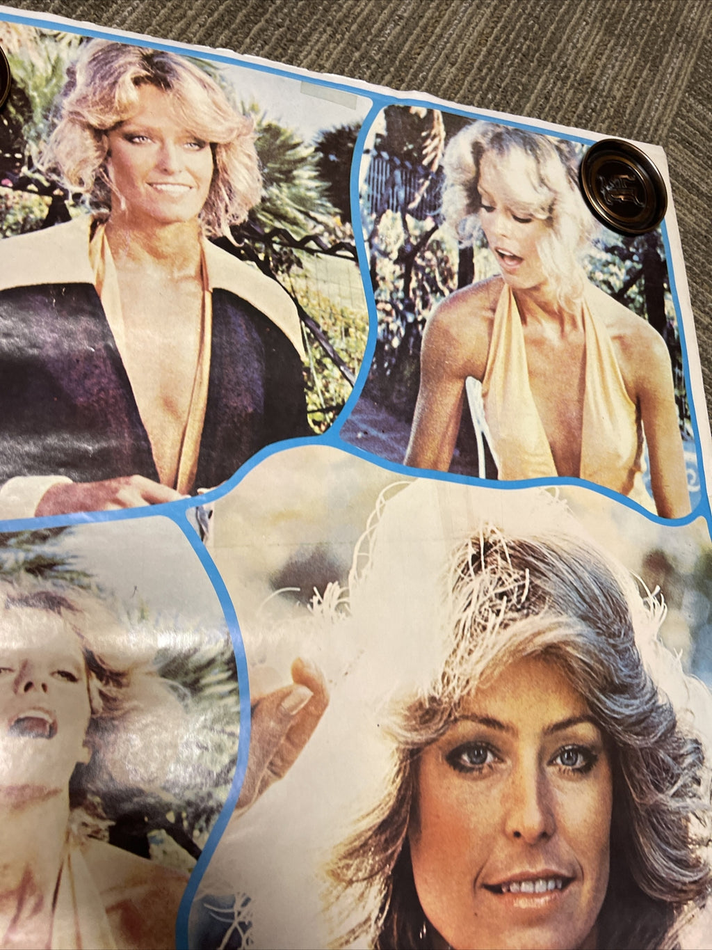 1976 Farrah Fawcett vintage poster Jill Charlie’s Angels Original Tv pin-up11