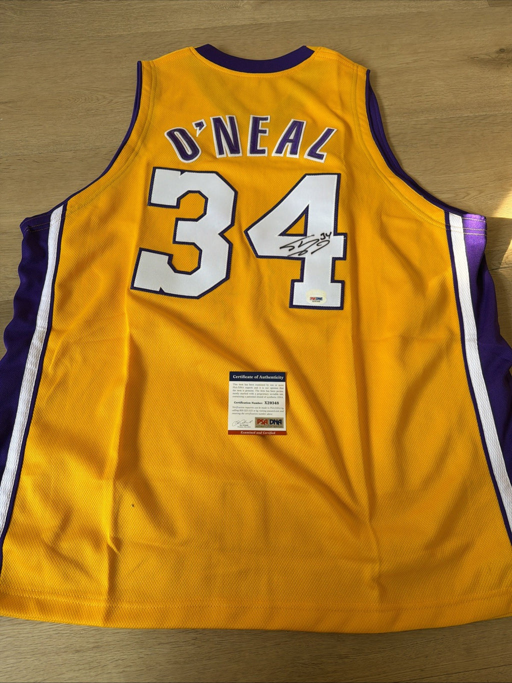 Shaq O'Neal Signed Lakers Swingman Jersey PSA/DNA0