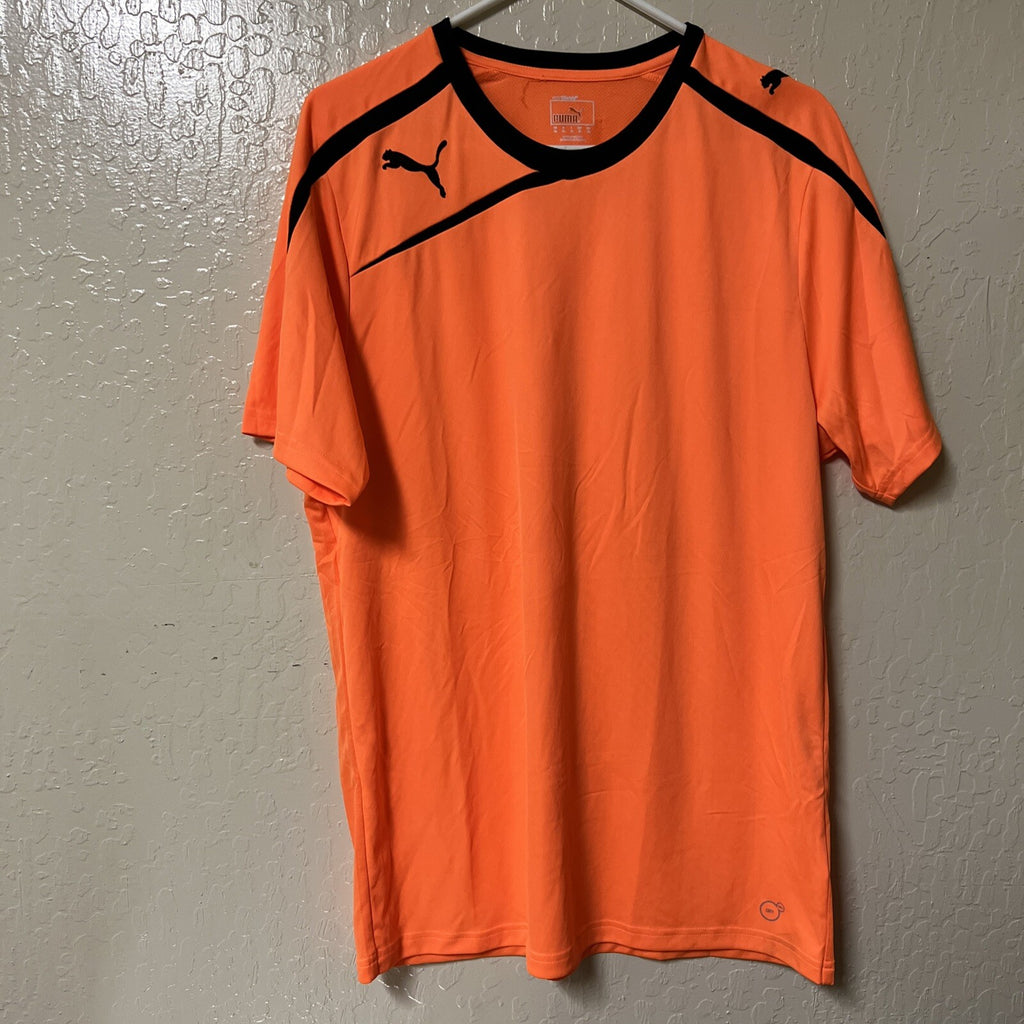 Puma Men’s XL Orange Sports T Shirt Sport Lifestyle Dell Dry0