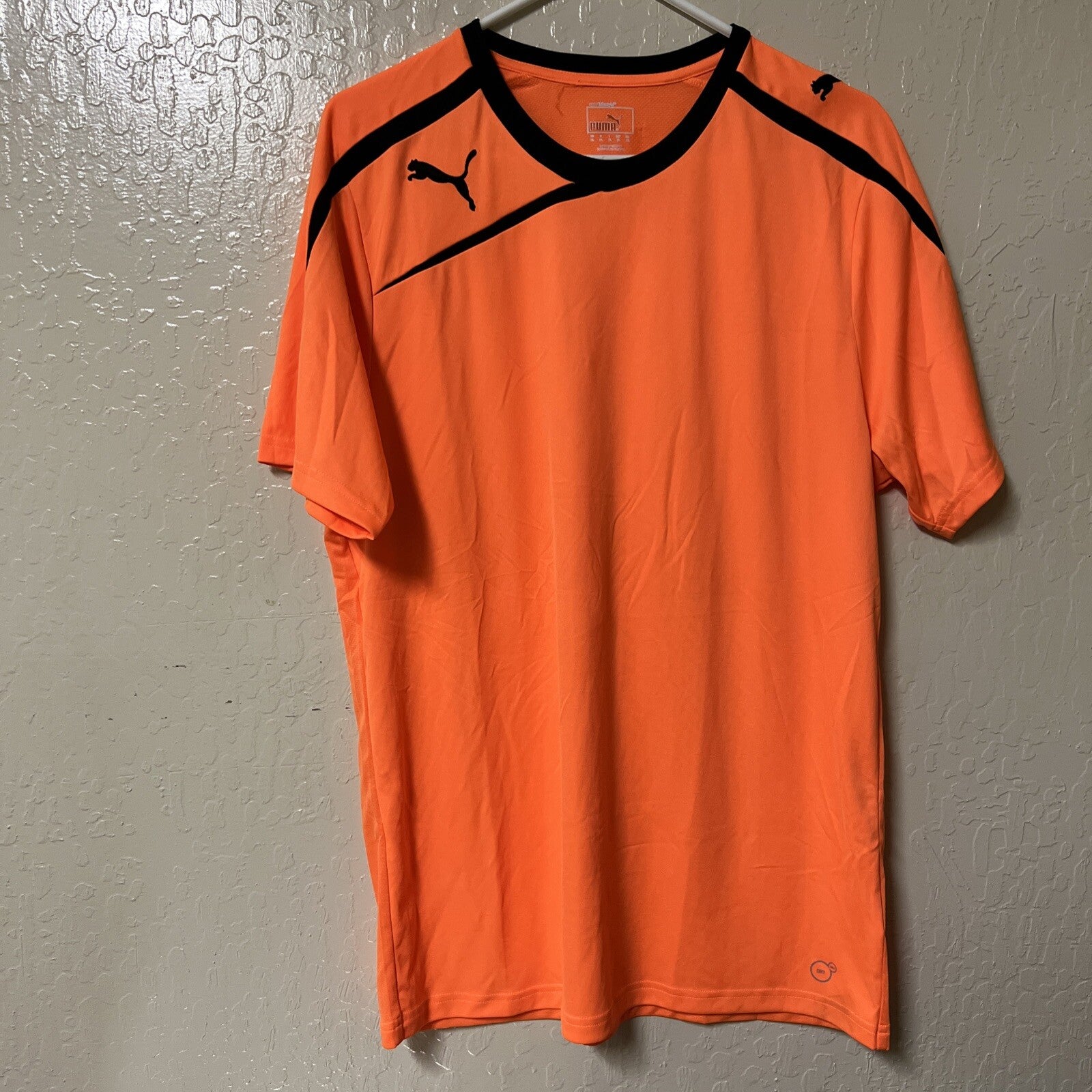 Puma Men’s XL Orange Sports T Shirt Sport Lifestyle Dell Dry0