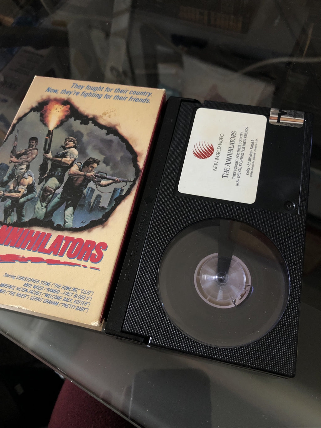 Vintage 1985 The Annihilators 80's Action Betamax BETA TAPE NOT VHS3