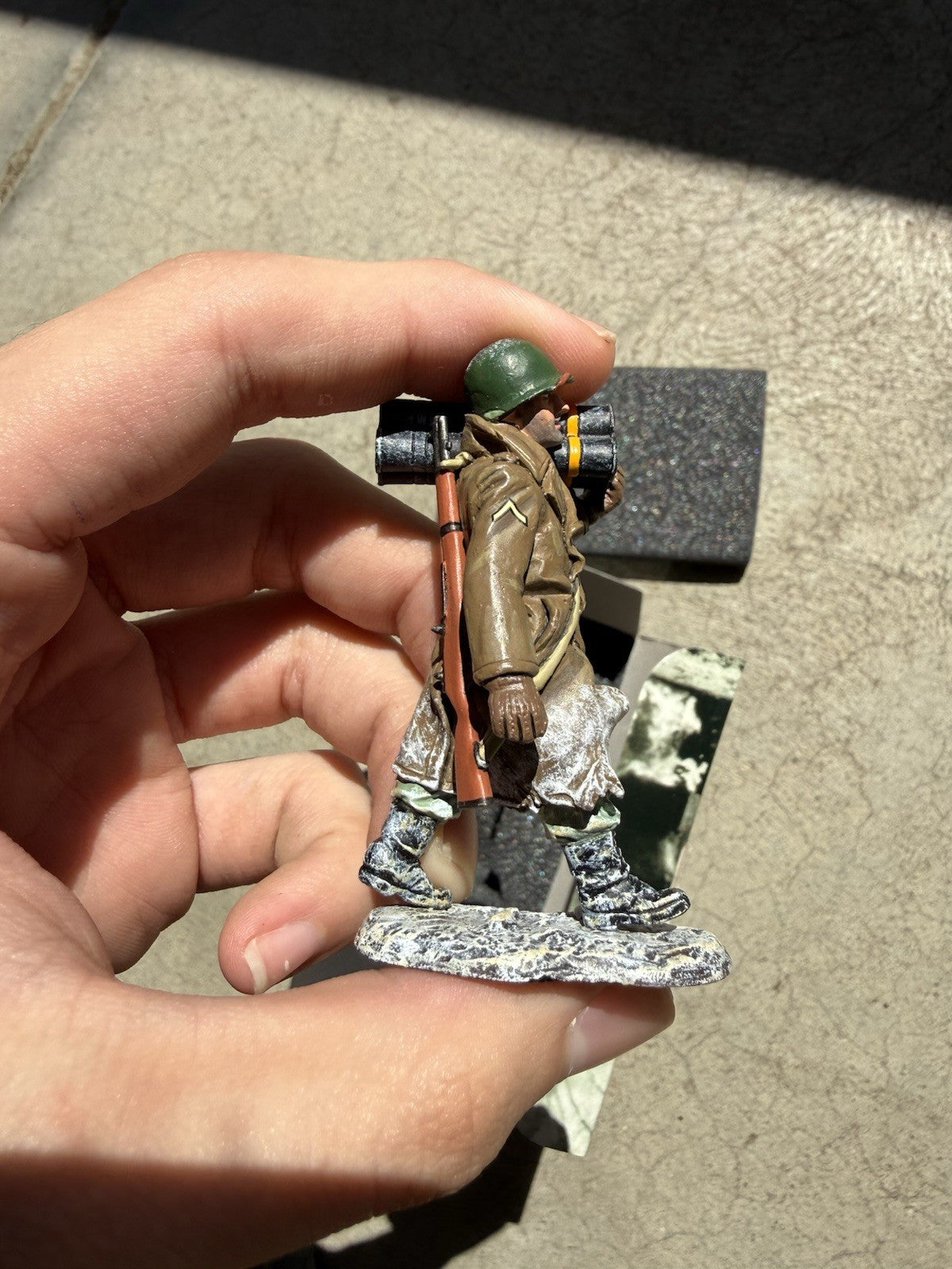 King & Country BBA033 US Artilleryman WWII Battle of Bulge Retired5