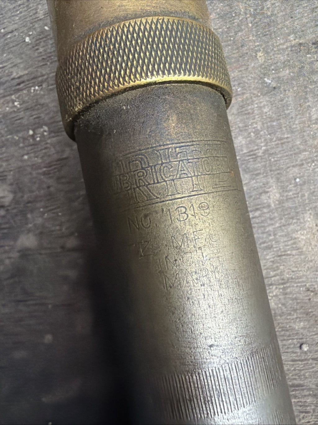 Critz lubricator grease gun brass era Packard duesenberg big car rare5
