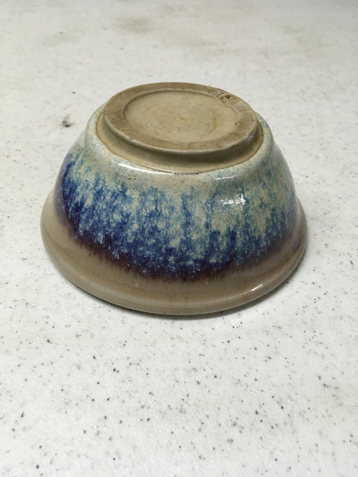 Vintage Painted Desert Pottery Display Dish Bowl2