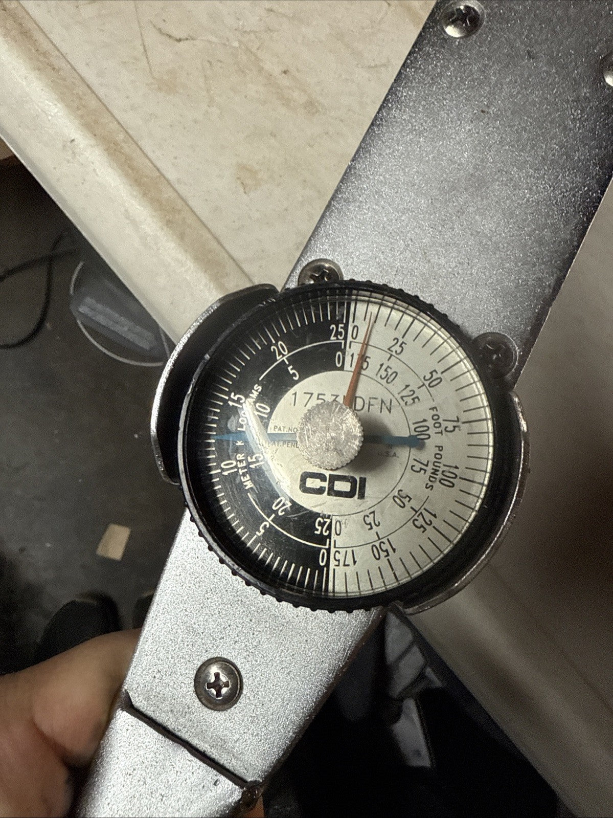 CDI 1/2" Drive Dial Torque Wrench 0-175 ft/lbs Model 1753 LDFN1