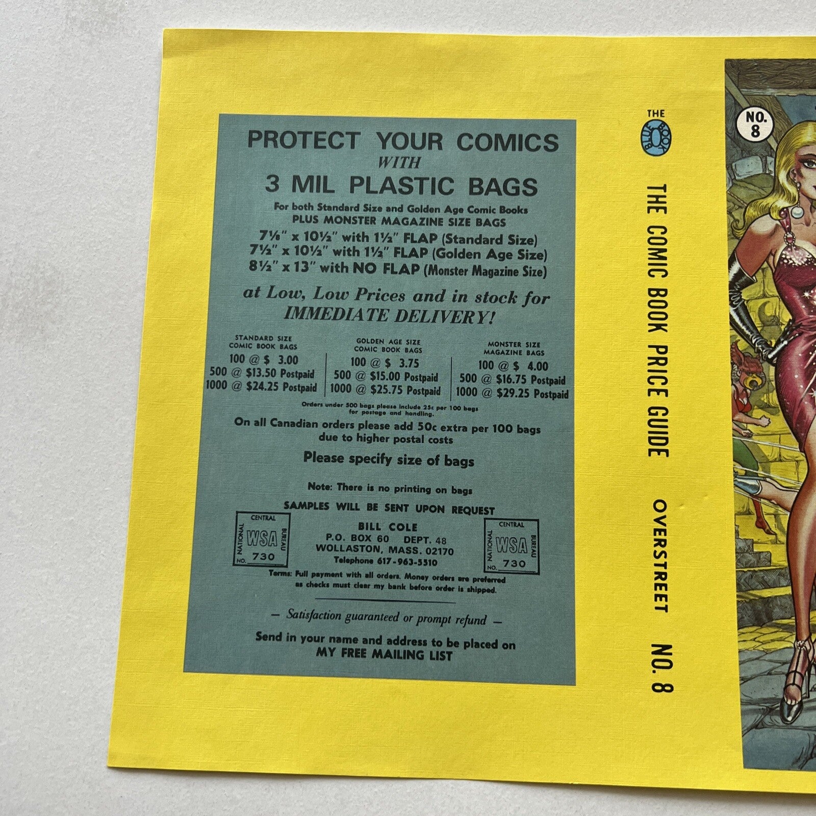 The Comic Book Price Guide No. 8 Cover Page Signed by Bill Ward2