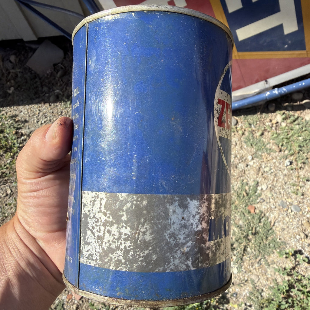 Early ZEROLENE Motor Oil Quart Can California Oil Co. Barn Find RPM Chevron4