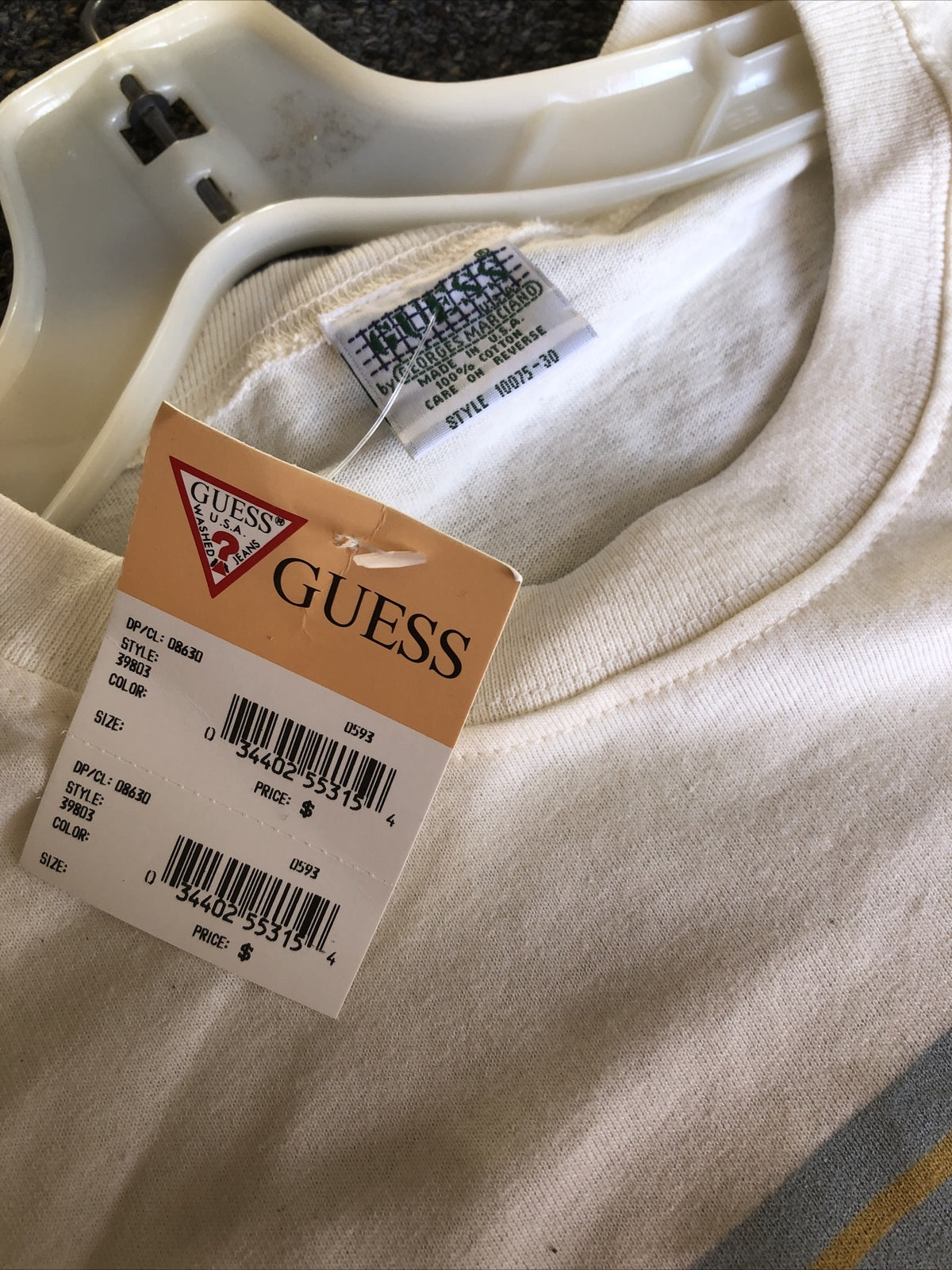 Vintage 90s NOS Guess By Georges Marciano Shirt Size XL2