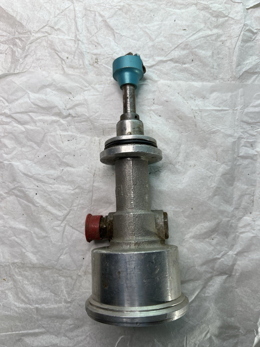 Vintage Aircraft Fuel Primer Pump Valve Assembly0