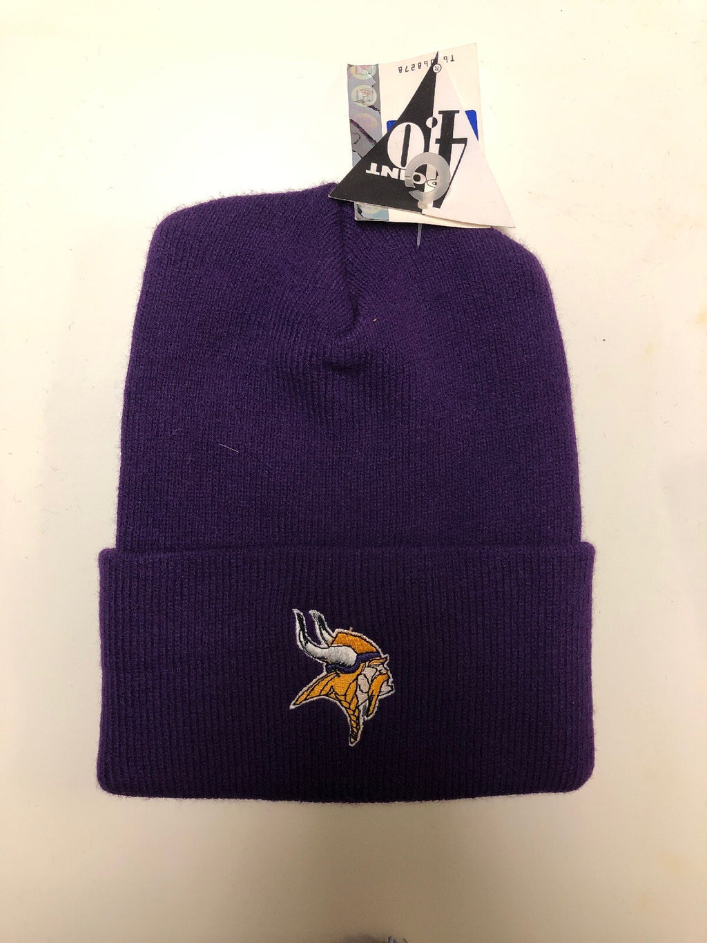90s Vintage NOS NFL Minnesota Vikings NWT OSFO Official Licensed Beanie0