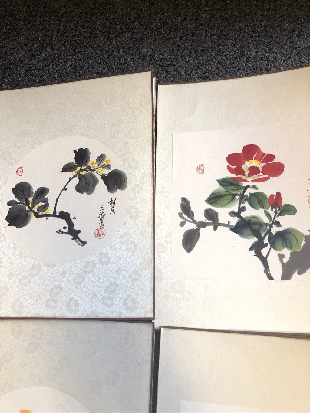 Vintage Japanese Woodblock Prints Lot Of 153