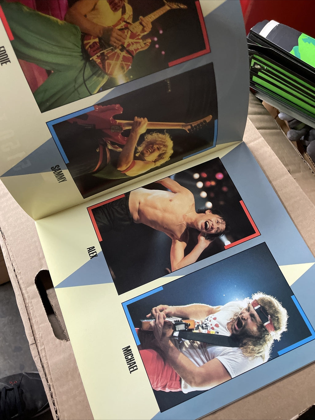 Original Van Halen 5150 Tour book Eddie Van Halen Mint New Old Stock1