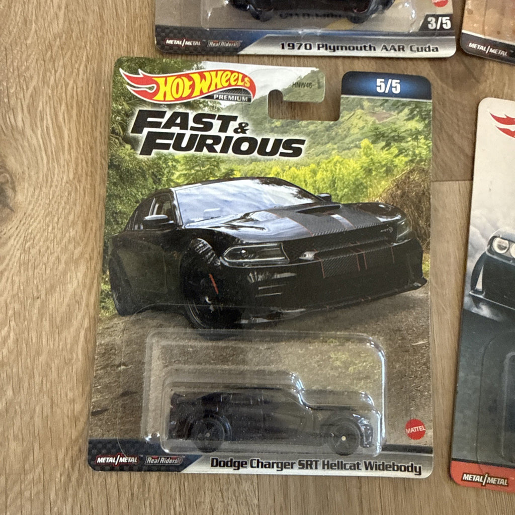 Hot Wheels Premium Lot: Fast & Furious & Car Culture Dodge Plymouth 4pc3