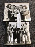 Original Unpublished Lot Of 2 Photos Of ANN SOTHERN FRANCHOT TONE Miss USA Judge0