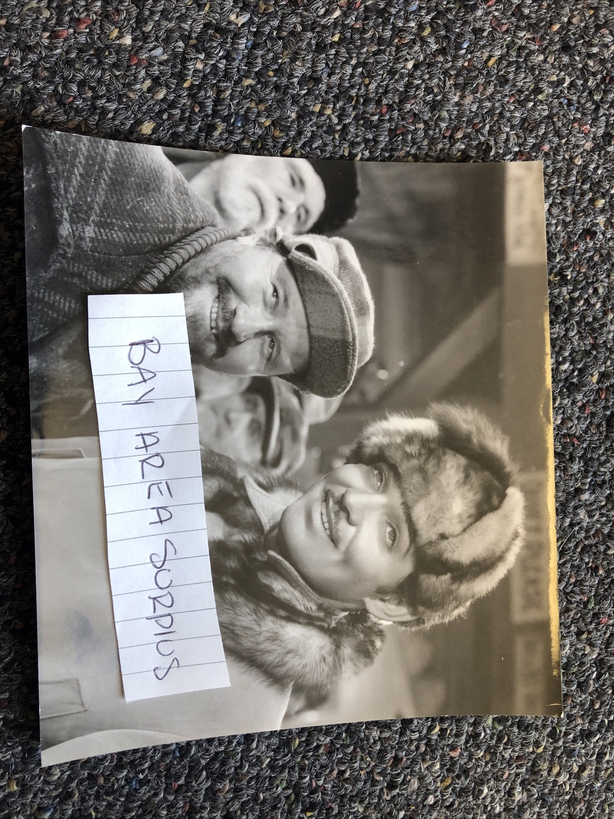 Rare Original Unpublished Photo Of Clark Gable & Jach Oakie 6”x5.5” Candid Shot0