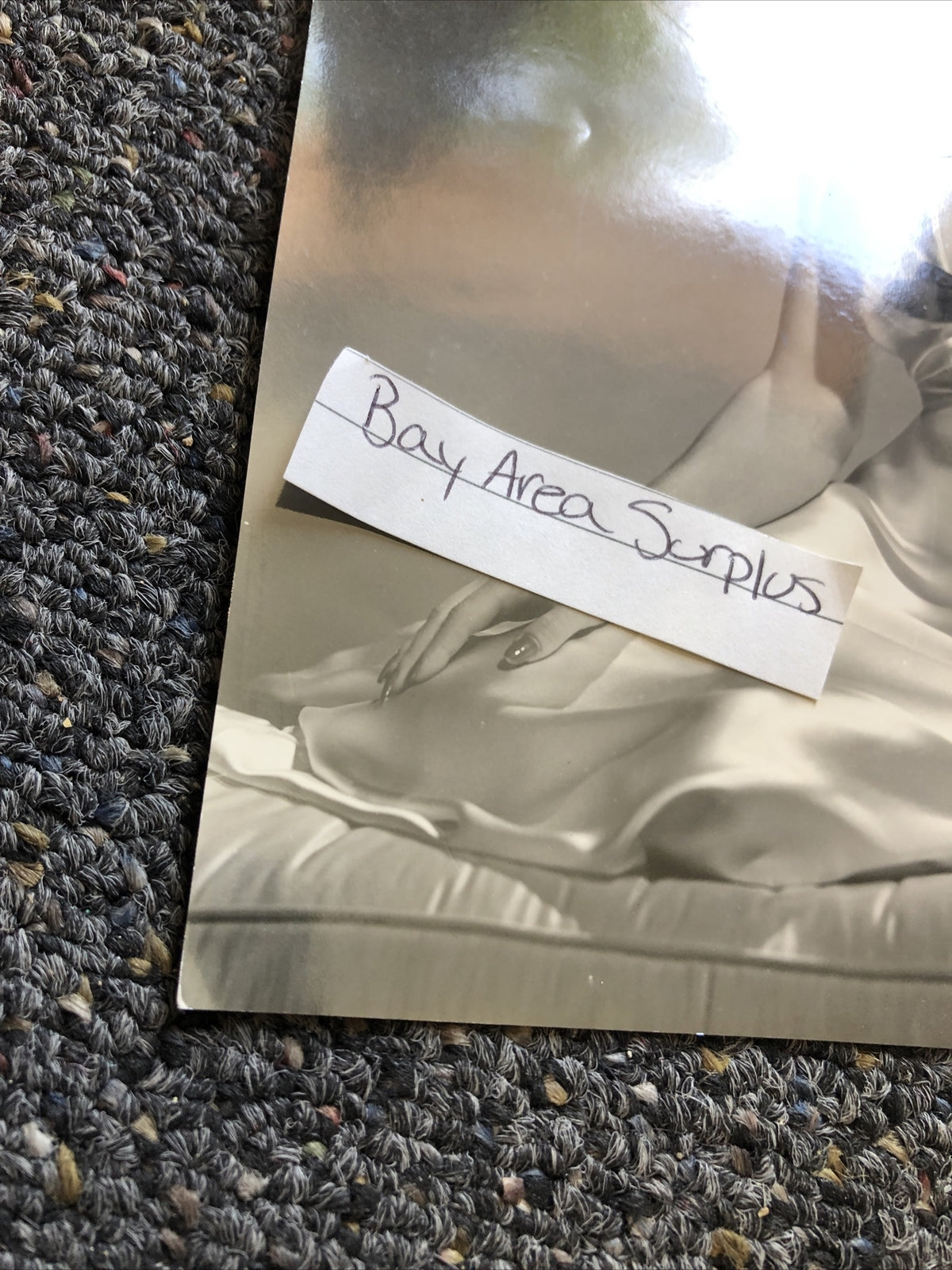 Vintage Rare Original Unpublished Photo Of ANN SHERIDAN Glamour Photograph 8”x7”5