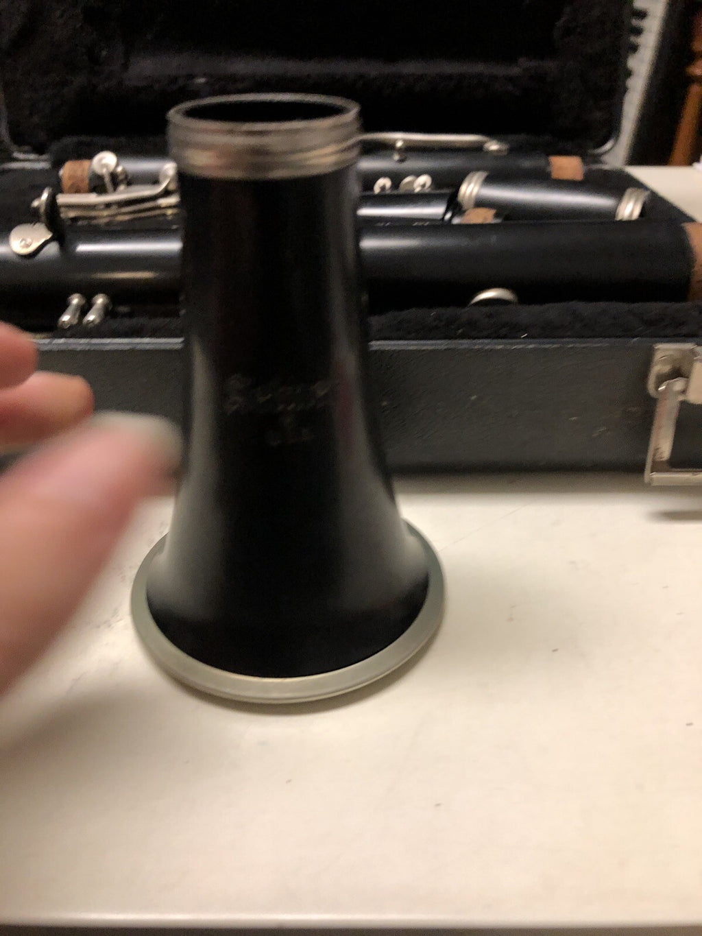 A26 Bundy Selmer Bb Resonite Student Clarinet Vintage W/ Case1