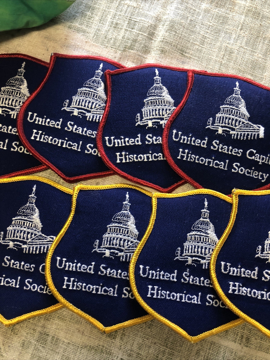 United States Capitol Historical Society patch Lot Of 10 - 4”x3.5”2