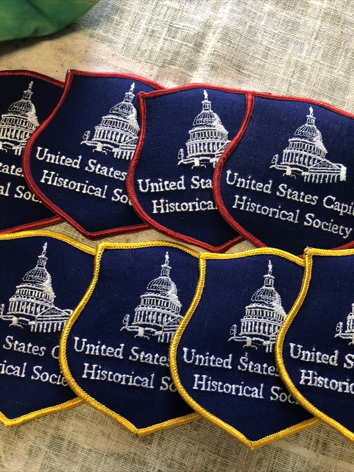 United States Capitol Historical Society patch Lot Of 10 - 4”x3.5”2