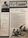 CINE-KODAK NEWS - VOL 9 / NO. 3 August- September 1933 * KODASCOPES LIBRARIES0