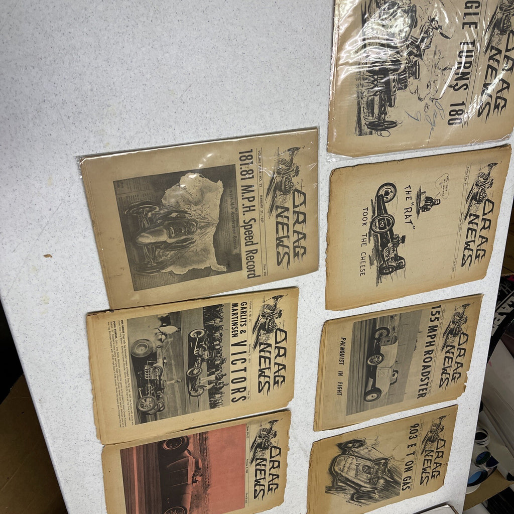 Lot Of 7 Drag News All 19590