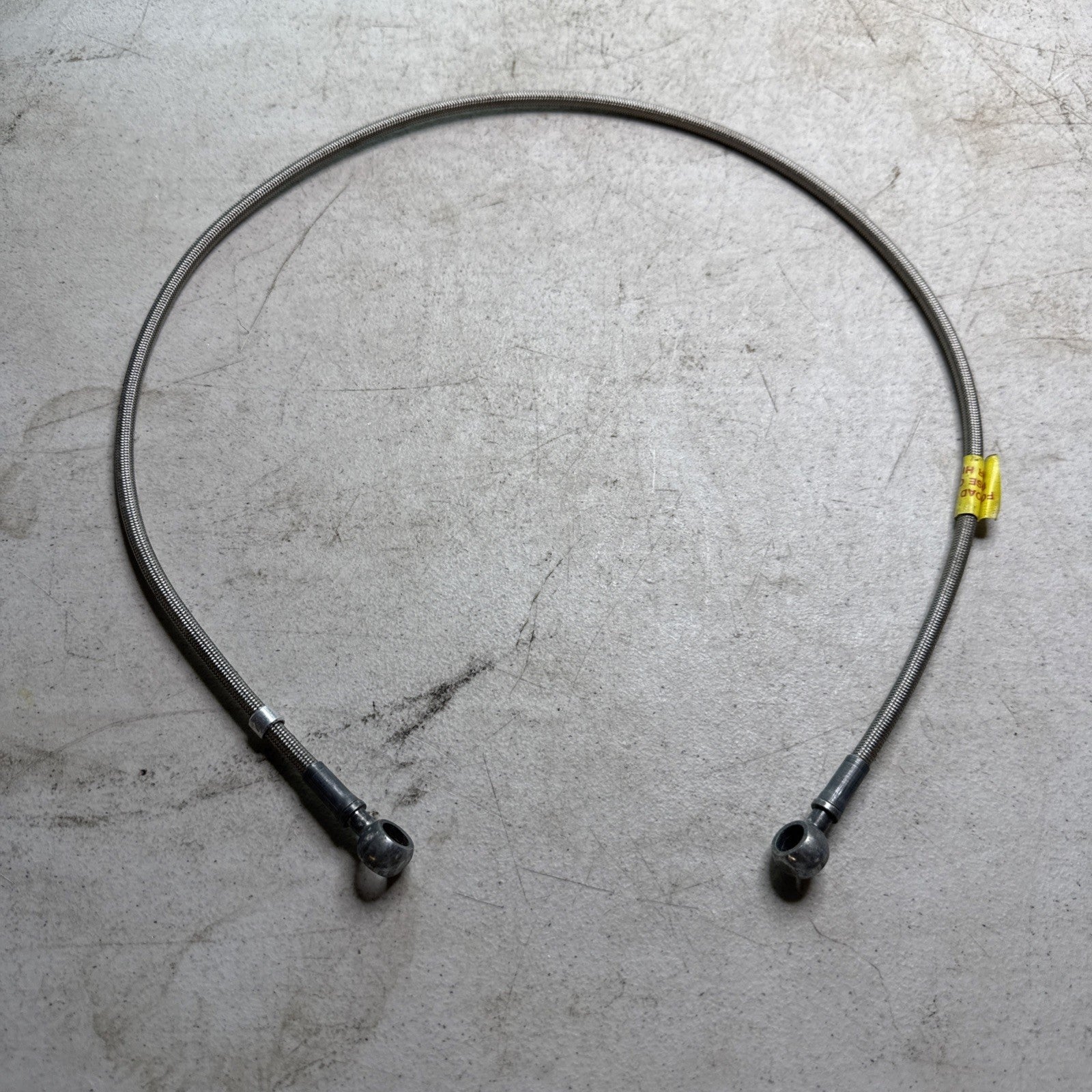 Vintage Earls 24” Stainless Steel Braided Hoses w/ Banjo Fittings Scta Racing0