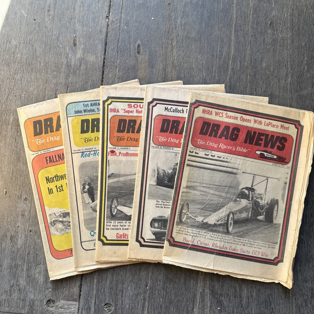 Vintage Drag News Magazine 1975 Volume 20-21 Drag Racing NHRA Don Garlits Lot0